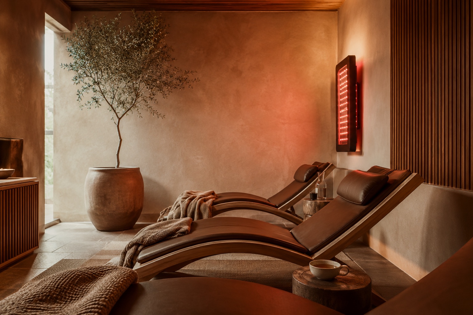 Visualization — The wet recovery lounge, in the loop.